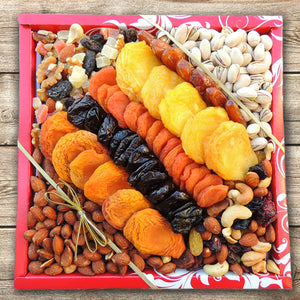 Square Box of Fruit & Nuts - CFV70021_23N