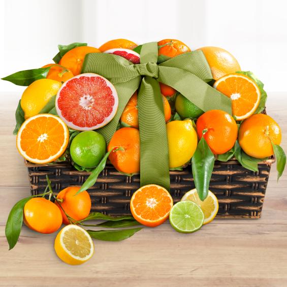 California Sweet Sunshine Citrus Basket - CFG4072_23N
