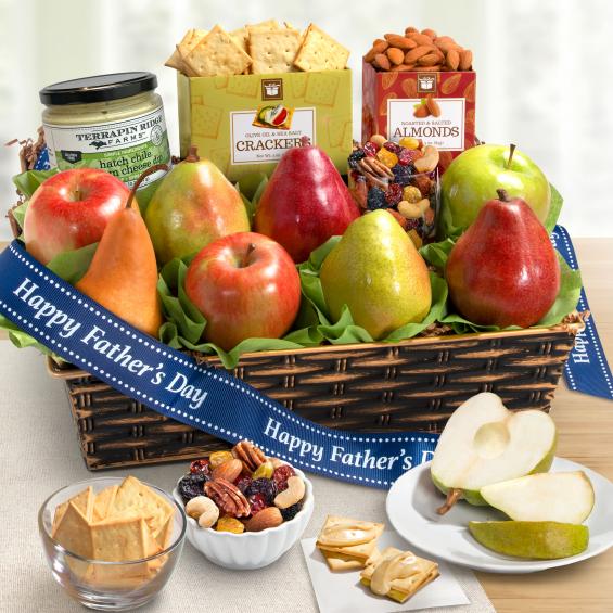 Fruit Basket with Cheese & Nuts for Dad - CFG8019F_23J