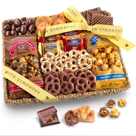 Sympathy Chocolate and Crunch Basket - CAA4056S_25N