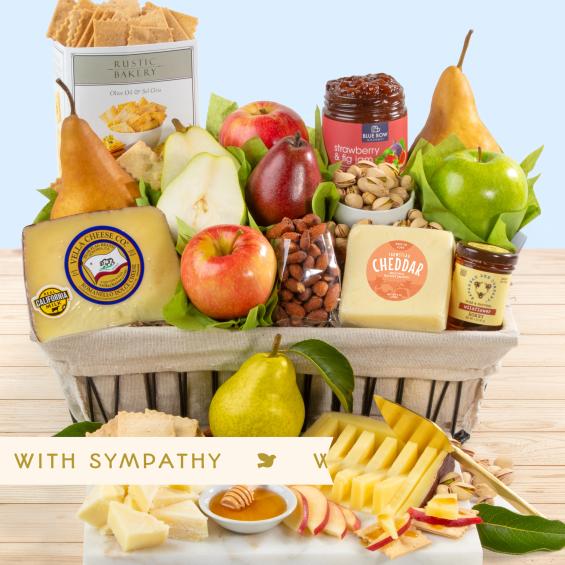 California Delectables Sympathy Fruit Basket - CFG4016S_25N