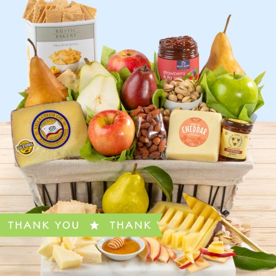 California Delectables Thank You Fruit Basket - CFG4016T_25N