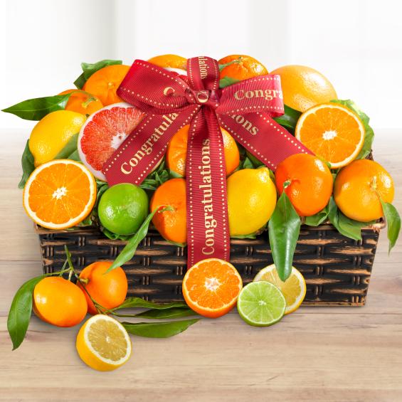 California Sweet Sunshine Citrus Basket - CFG4072C_25N