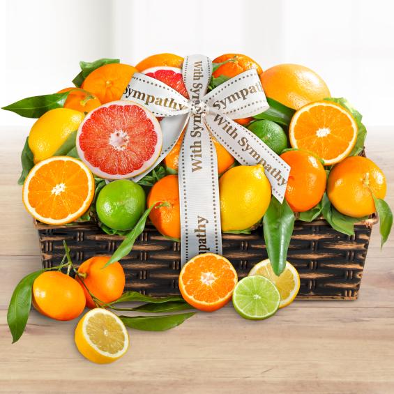 Sympathy Sweet Sunshine Citrus Basket - CFG4072S_25N