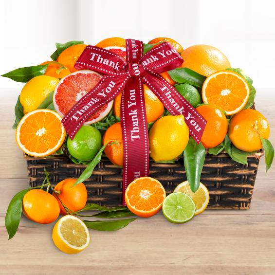 California Sweet Sunshine Citrus Basket - CFG4072T_25N