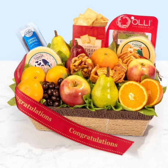 Abundance of fruit Congratulations Basket - CFG4102C_25N