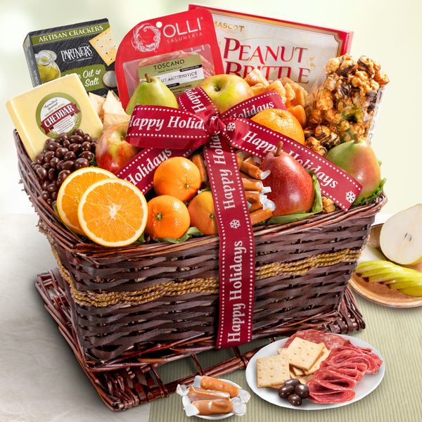 Abundance of Fruit Holiday Gift Basket - CFG4102H_23N