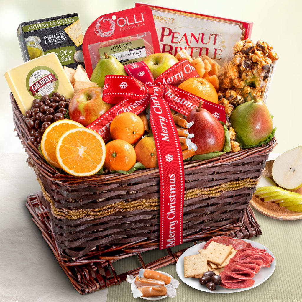 Abundance of Fruit Christmas Basket - CFG4102X_23N