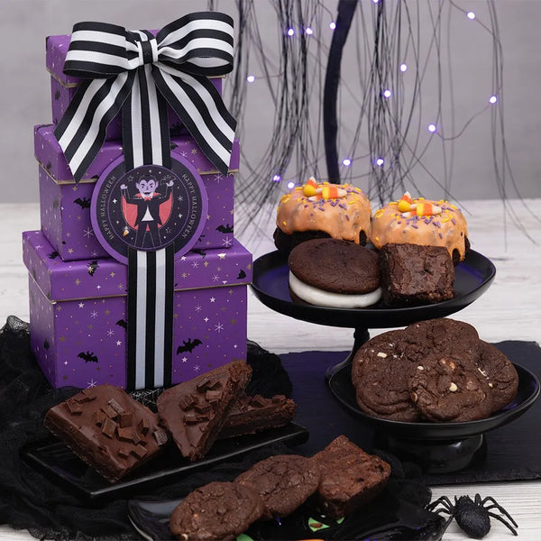 Halloween Tower of Chocolate Baked Goods - CFGGB8976_23O