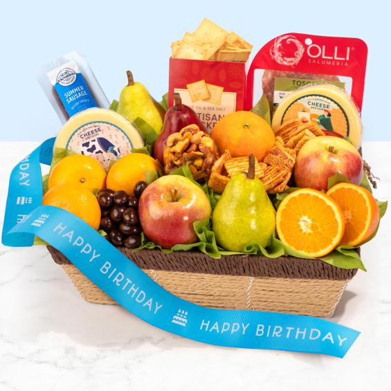 Birthday Abundance Classic Fruit Basket - CFG4102B_25N