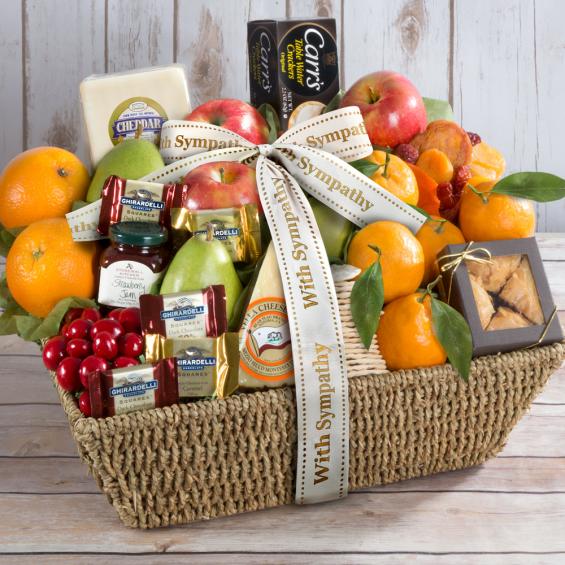 California Delectables Sympathy Fruit Basket - CFG4016S_21O