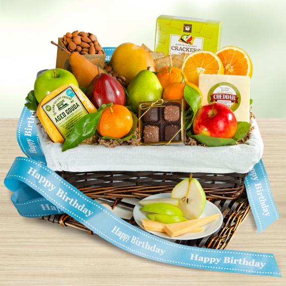 Birthday Deluxe Fruit Basket - CFG4101B_23N