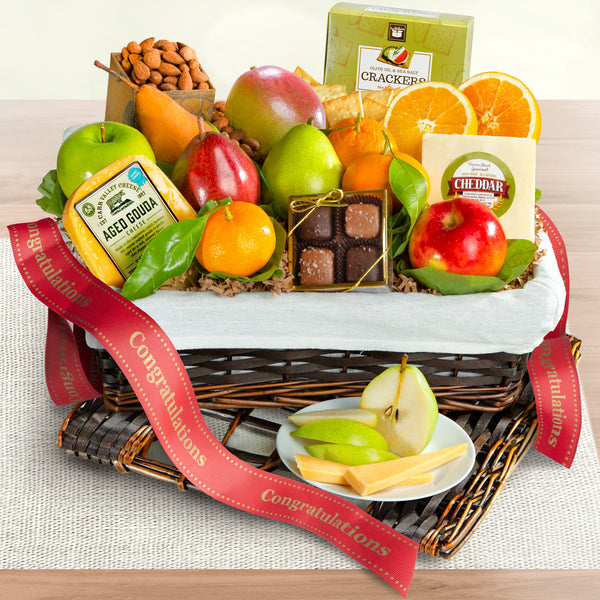 Congratulations Classic Deluxe Fruit Basket - CFG4101C_23A