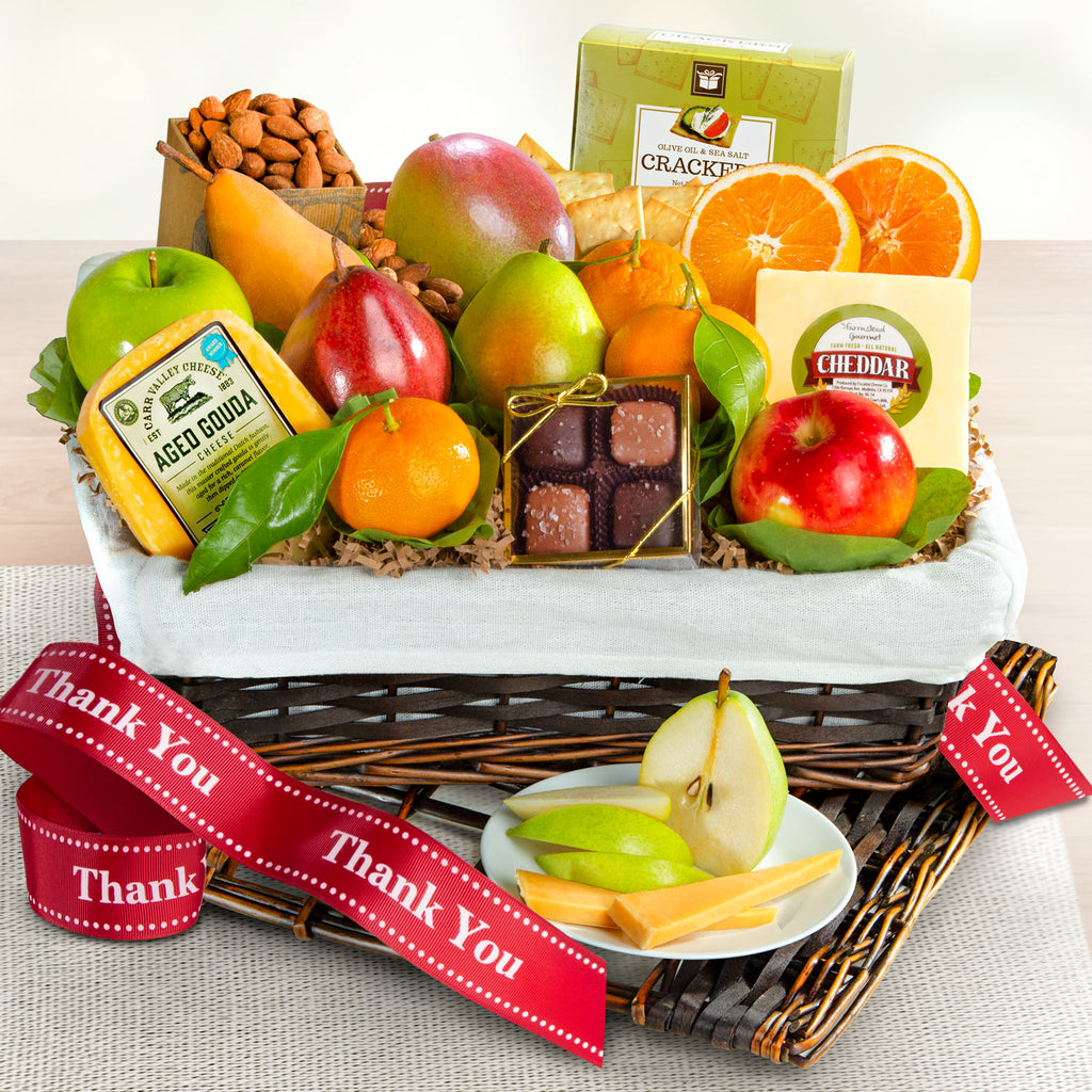 Thank You Classic Deluxe Fruit Basket - CFG4101T_23A