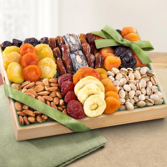 Pacific Coast Deluxe Dried Fruit & Nut Tray - CFG8001_22N