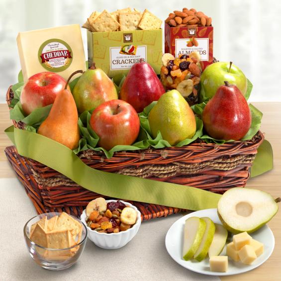 Classic Fruit and Cheese Basket - CFG8019_23N
