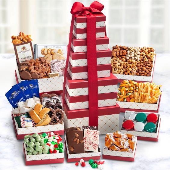 8 Box Tower of Holiday Goodies - CFG0455_22N