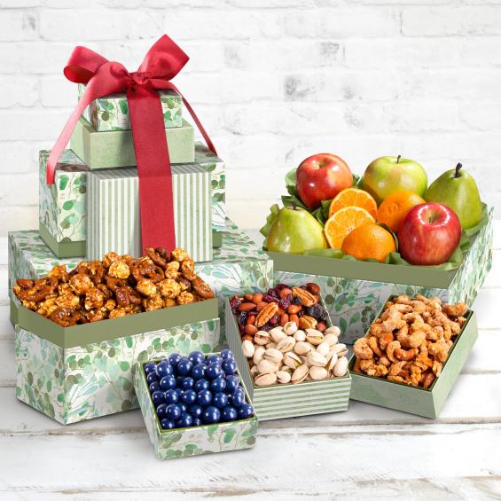 Fruit and Nut Gift Tower -  CFG0460_22S